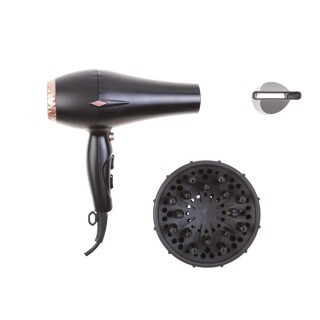 Adler AD2244 Hair dryer, 2000W, , ionic function, black-gold Home