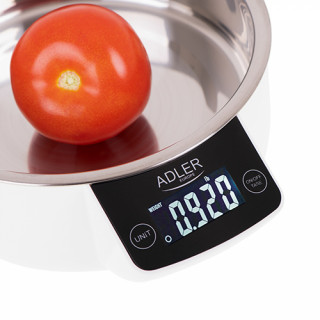 Adler AD3166 5kg,900 ml black-white  kitchen scale Home