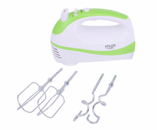 ADLER AD4205G Hand mixer , 300W, white-green  Home