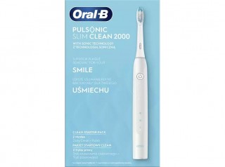 Oral-B Pulsonic Slim Clean 2000 white electric toothbrush Home