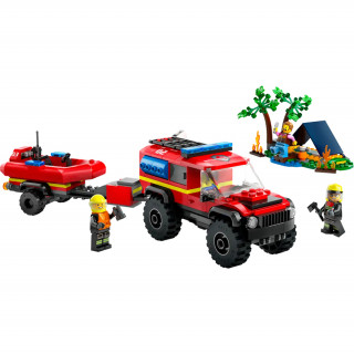 LEGO City Hasičské auto 4x4 a záchranný čln (60412) Hračka