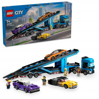 LEGO City: Kamión na prepravu áut so športiakmi (60408) Hračka