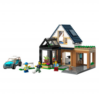 LEGO City Rodinný dom a elektromobil (60398) Hračka