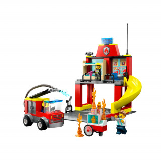 LEGO City Hasičská stanica a auto hasičov (60375) Hračka