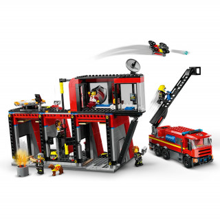 LEGO City Hasičská stanica s hasičským vozidlom (60414) Hračka