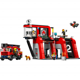 LEGO City Hasičská stanica s hasičským vozidlom (60414) Hračka