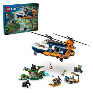 LEGO City: Helikoptéra na prieskum džungle v základnom tábore (60437) Hračka