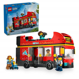 LEGO City: Červený dvojposchodový vyhliadkový autobus (60407) Hračka