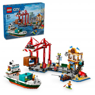 LEGO City: Prístav s nákladnou loďou (60422) Hračka