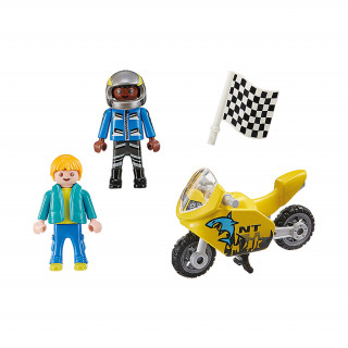 Playmobil Chlapci so závodnou motorkou (70380) Hračka