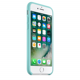 Apple IPhone Azure blue silicone case Mobile