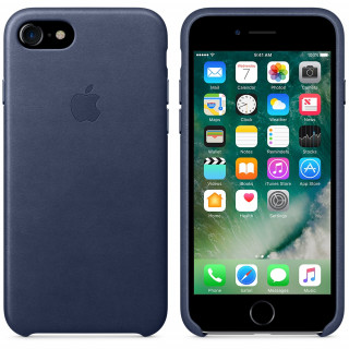 Apple IPhone Night blue leather case Mobile