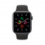 Apple Watch Series GPS, 44mm Space Grey aluminum Case with Black Sport Band S/M M/L thumbnail