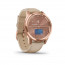 vívomove Luxe Rose Gold  leather strap, 18K Gold buckle thumbnail