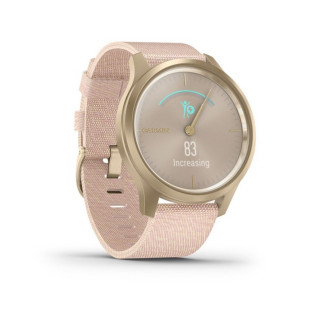 vívomove Style Light Gold pink Nylon strap, light Gold buckle Mobile