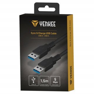 YENKEE YCU 013 BK USB A - USB A kábel Mobile