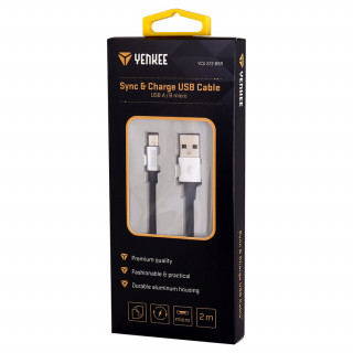 YENKEE YCU 222 BSR Dátový a nabíjací kábel microUSB Mobile