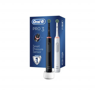 Oral-B Pro 3 3900 Duo 2-piece electric toothbrush set Home