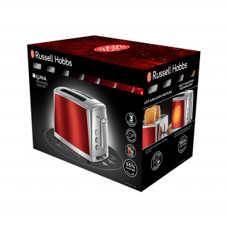 Russell Hobbs 23220-56/RH Luna Red Toaster Home