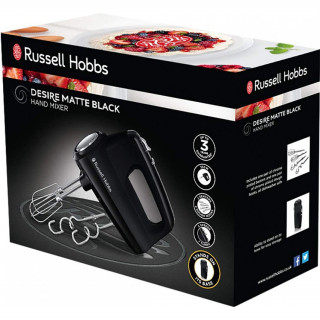 Russell Hobbs 24672-56/RH Matte Black hand mixer Home