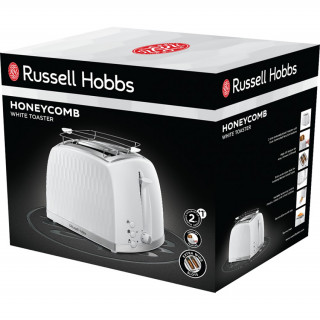 Russell Hobbs 26060-56/RH Honeycomb White Toaster Home