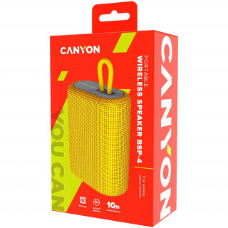 Canyon Bluetooth speaker BSP-4 5W - Žlté (CNE-CBTSP4Y) PC