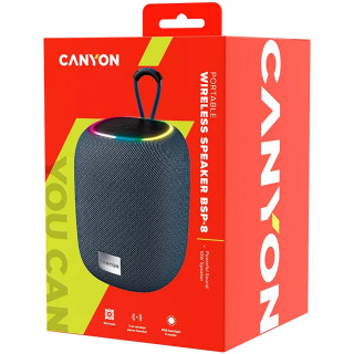 Canyon Bluetooth speaker BSP-8 10W - Sivá (CNE-CBTSP8G) PC