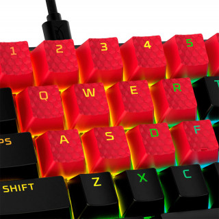 HyperX Rubber Keycaps Red US PC