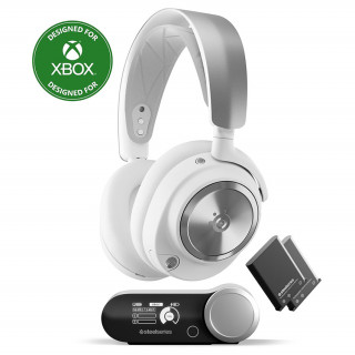 Steelseries Arctis Nova Pro Xbox bezdrôtové Bluetooth herné slúchadlá – biele (61525) PC