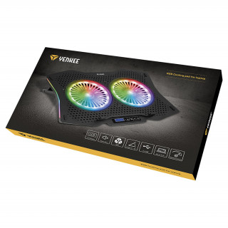 YENKEE YSN 310 Chladiaca podložka RGB UFO  PC