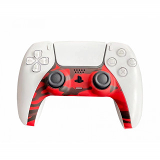 Piranha PS5 Controller Skins - Camo Red PS5