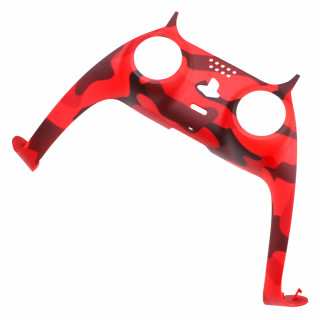 Piranha PS5 Controller Skins - Camo Red PS5