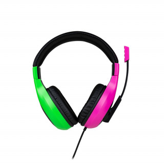 Nacon Stereo Gaming Headset for Switch Pink & Green Switch