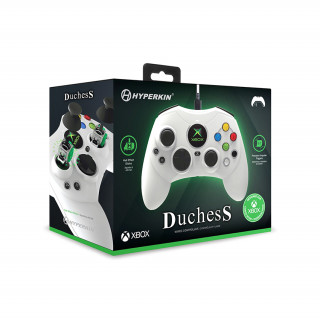 Hyperkin Duchess káblový ovládač  Xbox Series|One/Windows 11|10 – biely (M01618-WH) Xbox Series