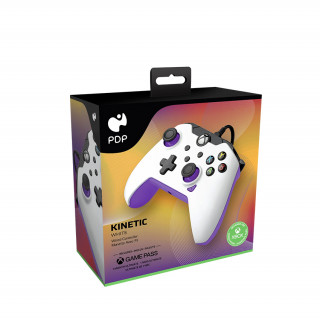 PDP Xbox Series X/S drôtový herný ovládač - Kinetic White (Xbox Series X/S) Xbox Series