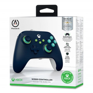 Káblový ovládač PowerA - Mariner Blue Xbox Series