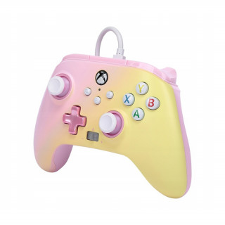 PowerA Xbox Series X|S, Xbox One, PC - káblový ovládač (Pink-Limonade) Xbox Series